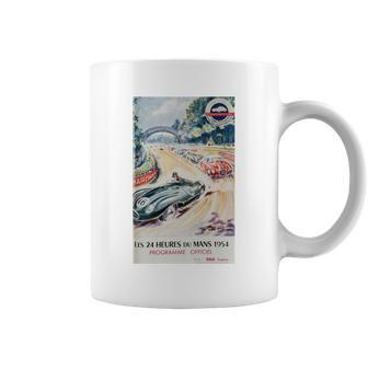 24Hs Le Mans 1954 Vintage Poster Coffee Mug - Thegiftio UK