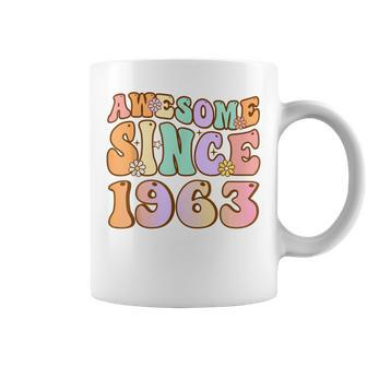 60 Year Old Awesome Since 1963 60Th Birthday Gifts For Women V2 Coffee Mug - Seseable