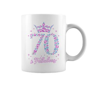 70 Years Old & Fabulous Funny Womens 70Th Birthday Gifts Coffee Mug | Mazezy