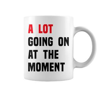 A Lot Going On At The Moment Funny Vintage Coffee Mug | Mazezy