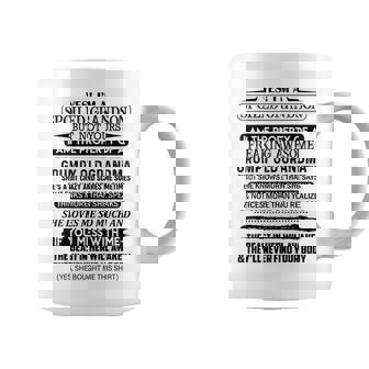 A Spoiled Grandson Of A Freaking Awesome Grumpy Old Grandma Coffee Mug | Mazezy