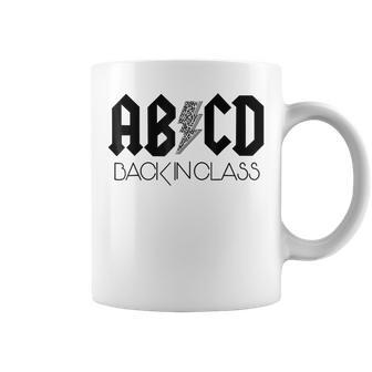 Abcd Back In Class Leopard Back To School Teacher Student Coffee Mug - Thegiftio UK