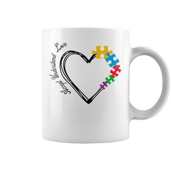 Accept Understand Love Autism Awareness Month Autism Support V2 Coffee Mug - Seseable