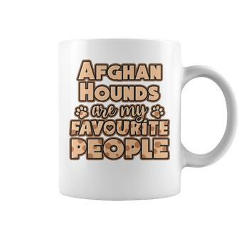 Afghan Hound Are My Favourite People Coffee Mug | Mazezy