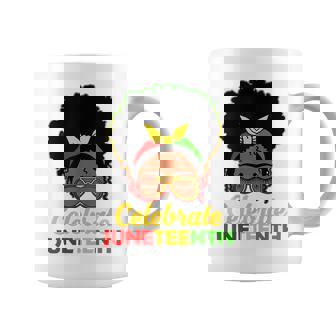 Afro Woman Black Queen African American Melanin Junenth Coffee Mug | Mazezy