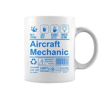 Aircraft Mechanic | Cute Aircraft Work Wear Gift Coffee Mug | Mazezy