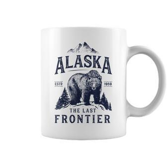 Alaska T The Last Frontier Bear Home Men Women Gifts Coffee Mug - Seseable