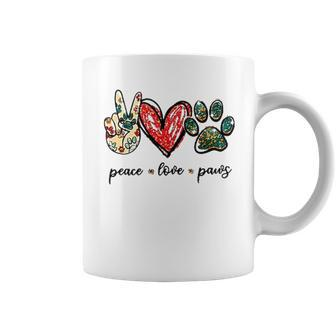 Animal Dog Peace Love Paws Meaningful 2022 Gift Coffee Mug - Thegiftio UK