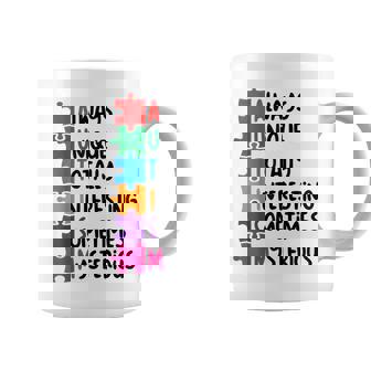Autism Always Unique Intelligent April Autism Awareness Dad Coffee Mug - Thegiftio