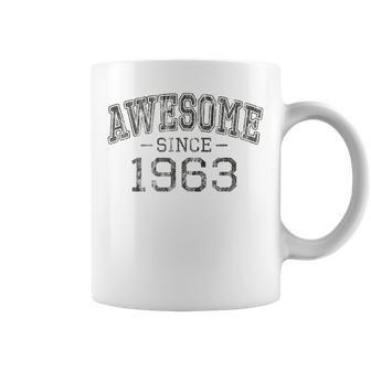 Awesome Since 1963 Vintage Style Born In 1963 Birthday Gift Coffee Mug - Seseable