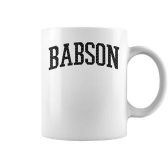 Babson Arch Vintage College University Alumni Style Coffee Mug - Seseable