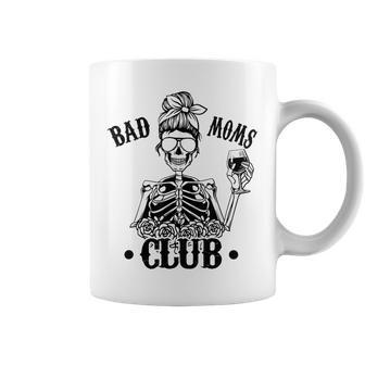 Bad Moms Club Leopard Schädel Tassen, Lustig für Mamas - Seseable