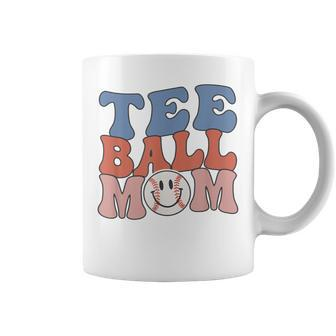  Ball Mom Groovy Tball Mama Mothers Day Baseball Coffee Mug | Mazezy