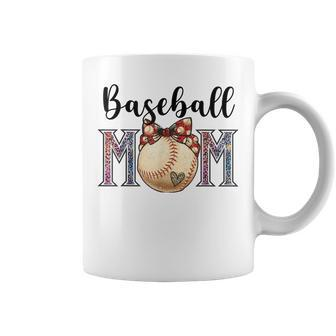 Baseball Mom Messy Bun Funny Baseball Mothers Day 2023 Coffee Mug | Mazezy CA