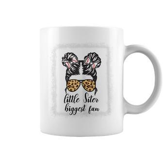 Baseball Sister Outfit Little Sister Biggest Baby Girl Coffee Mug | Mazezy