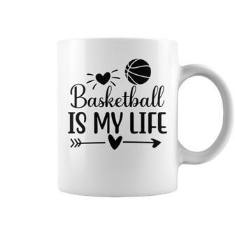 Basketball Is My Life Classic Basketball Dad S Coffee Mug | Mazezy