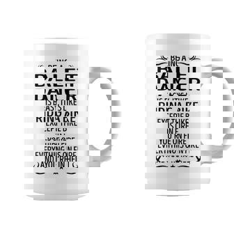 Being A Ballet Dancer Like Riding A Bike Coffee Mug - Seseable