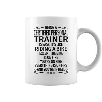 Being A Certified Personal Trainer Like Riding A B Coffee Mug - Seseable