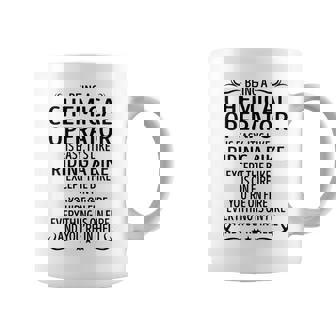 Being A Chemical Operator Like Riding A Bike Coffee Mug - Seseable