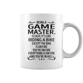 Being A Game Master Like Riding A Bike Coffee Mug - Seseable