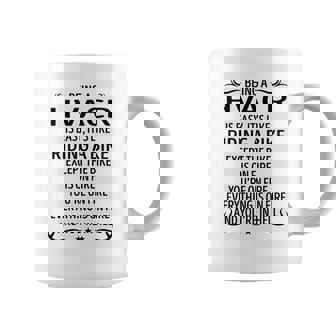 Being A Hvacr Like Riding A Bike Coffee Mug - Seseable