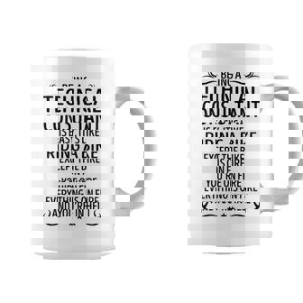 Being A Technical Consultant Like Riding A Bike Coffee Mug - Seseable
