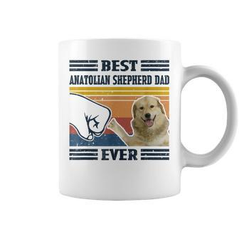 Best Anatolian Shepherd Dog Dad Ever Bump Fit Funny Dog Coffee Mug - Seseable