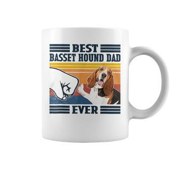 Best Basset Hound Dad Ever Funny Dog Lover Fathers Day Gif Gift For Mens Coffee Mug | Mazezy