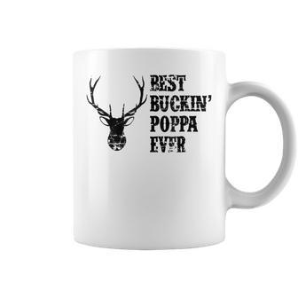 Best Buckin Poppa Ever Deer Hunter Coffee Mug | Mazezy CA