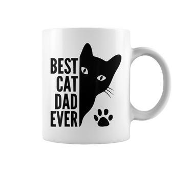 Best Cat Dad Ever Funny Cat Fathers Day Dad Kitty Lovers Coffee Mug - Thegiftio UK