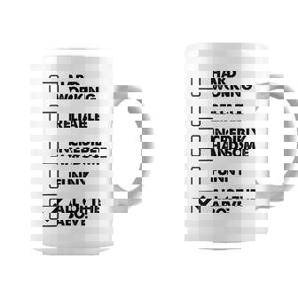 Best Dad Checklist Fathers Day Coffee Mug | Mazezy