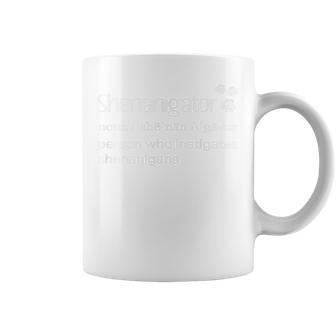 Best Funny Shenanigans Definition St Patricks Gift Coffee Mug - Seseable