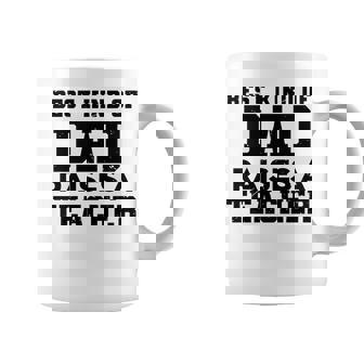 Best Kind Of Dad Raises A Teacher Fathers Day Coffee Mug - Thegiftio UK