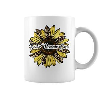 Best Memaw Ever Sunflower Memaw Mothers Day Coffee Mug - Seseable