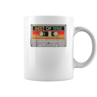 Best Of 1982 40Th Birthday Cassette Tape Coffee Mug - Thegiftio UK