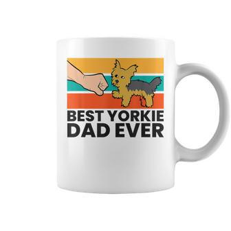 Best Yorkie Dad Ever Men Yorkshire Terrier Dad Coffee Mug | Mazezy