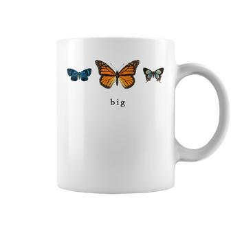 Big Pledge Rush Alumnae Sorority Vintage Butterflies Coffee Mug - Seseable