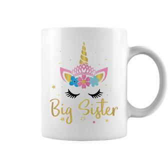 Big Sister Kids Unicorn Big Sister Little Sister Coffee Mug - Thegiftio UK