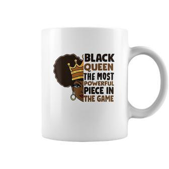 Black Queen The Most Powerful Piece In The Game African Afro Coffee Mug - Thegiftio UK
