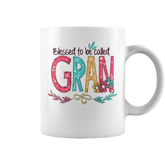 Blessed To Be Called Gran Colorful Mothers Day Gift Coffee Mug - Thegiftio UK