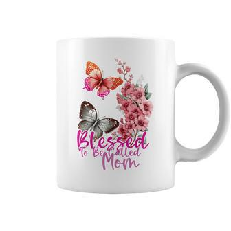 Blessed To Be Called Mom Mothers Day 2023 Butterfly Mom Day Coffee Mug | Mazezy