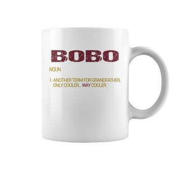 Bobo Funny Grandfather Definition Distressed Retro Men Gift Coffee Mug - Thegiftio UK