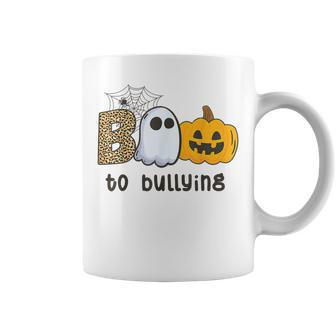 Boo Anti Bullying Funny Halloween Orange Unity Day Girls V2 Coffee Mug - Thegiftio UK