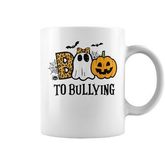Boo To Bullying Halloween Orange Anti Bully Unity Day Kids Coffee Mug - Thegiftio UK