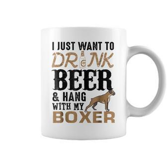 Boxer Dad T Funny Fathers Day Dog Lover Gift Beer Gift For Mens Coffee Mug | Mazezy