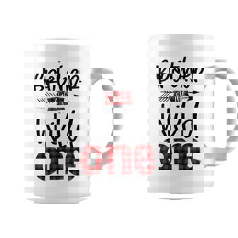 Brother Of The Wild One Plaid Lumberjack 1St Birthday Coffee Mug - Seseable