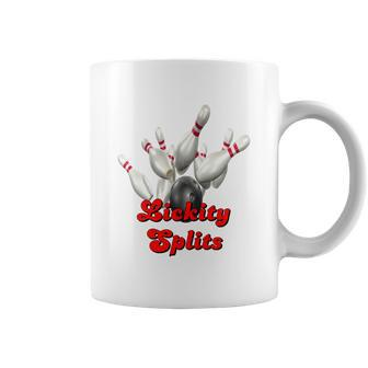 Brown Bowling Team Lickity Splits T-Shirts Coffee Mug - Thegiftio UK