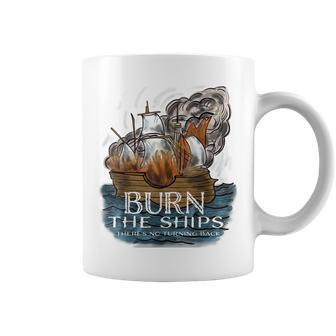 Burn The Ships Christian History Teacher Bible Faith Cool Coffee Mug | Mazezy