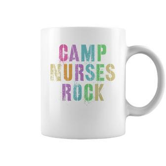 Camp Nurses Rocks Funny Camping Medical Crew Coffee Mug - Seseable
