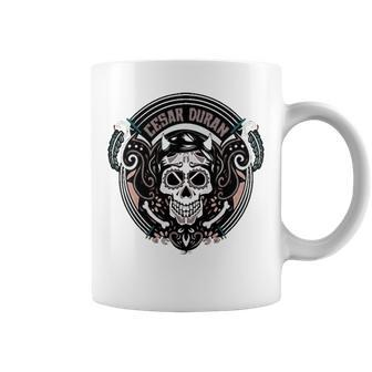 Cesar Duran Sugar Skull Coffee Mug | Mazezy